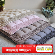 韩式百褶边绗缝，夹棉加厚防滑椅垫沙发垫坐垫，馒头店绗缝垫