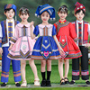 儿童三月三少数民族演出服装广西壮族男童女童土家族哈尼族表演服