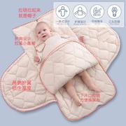 婴儿睡袋包被儿童春秋冬加厚防踢被宝宝包裹新生儿抱被襁褓防