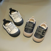 男宝宝学步鞋冬季婴儿鞋子软底一段机能鞋女童鞋加绒棉鞋潮牌