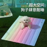 宠物冰垫狗狗睡垫夏季凉席夏天狗(夏天狗)垫子，睡觉用降温地垫宠物猫咪冰垫