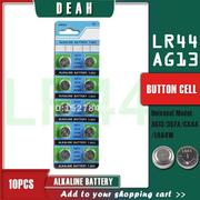 10PCS 1.55V AG13 LR44 Alkaline Cell Coin Battery AG 13 L