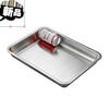 不锈钢盘碟304不锈钢长方形托盘家用烤箱，烤盘店餐厅，餐盘加厚菜(3