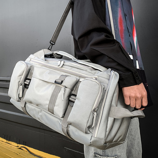 男士背包双肩包干湿(包干湿，)分离大容量户外旅行必备女士手提袋健身行李袋