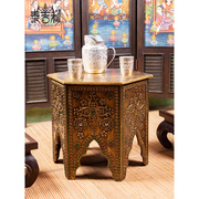 泰式茶几印度风格家具东南亚实木雕刻小桌子客厅家用简约茶台茶桌