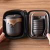 便携式紫砂旅行茶具套装，功夫茶具快客杯公司订制小套装，办公泡茶器