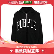香港直邮潮奢 Purple Brand 男士BRAND PRE 紫色黑色毛线衫