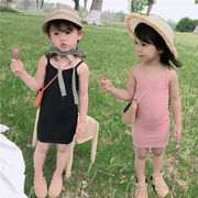 儿童吊带裙夏季女童夏装无袖连衣裙童装女宝宝背心裙韩版裙子