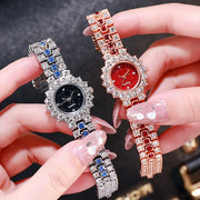 手表外贸手链表满钻女表时尚休闲星空面石英腕表