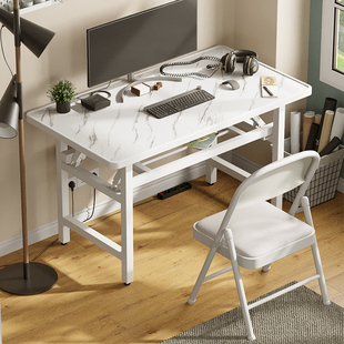 可折叠电脑桌台式免安装书桌家用简约办公桌，卧室简易学习写字桌子