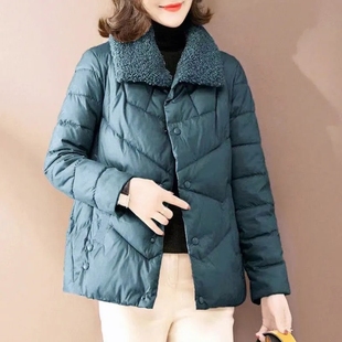 2023秋冬季网红棉袄女加厚高级感短款小个子韩版棉衣外套