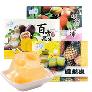 台湾雪之恋果冻500g盒装水蜜桃冻果肉果味零食芒果荔枝蓝莓百香果