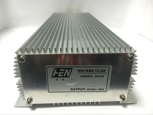 12V转28V 60A车载防水升压电源DC转DC模块电源转换器12V升28V