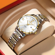 瑞士品牌超薄防水夜光女士手表时尚腕表直播