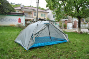 户外超轻铝杆双人野营帐篷20d涂硅布帐篷(布帐篷)2人超轻帐篷含配套地席