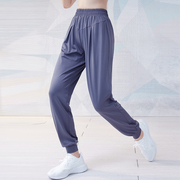 运动裤女夏季薄款宽松休闲收口束脚户外跑步训练透气瑜伽健身长裤