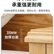 实木牀头柜现代简约家用卧室小型牀边柜简易牀头小柜子收纳柜