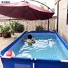 极速简易泳池大人成人支架超大型游泳池儿童家用可折叠别墅充气玩