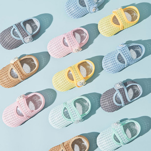 儿童地板袜防滑隔凉宝宝鞋袜夏季婴儿，学步鞋男童女童室内幼儿袜套