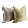 极速现代美式轻奢客厅皮沙发抱枕套粉紫靠垫高端样板房软装大靠枕