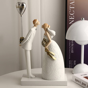 贝汉美创意结婚礼物，摆件送新人闺蜜订婚房客厅家居装饰品新婚