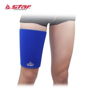 star世达运动护具大腿护套，足球篮球护大腿单只装xd302n