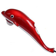 海豚按摩器棒全身振动颈部，腰部肩部腿部多功能，电动手持敲打锤背式