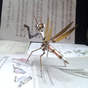 机械昆虫小螳螂金属拼装模型3D立体拼图手工DIY创意玩具生日礼物