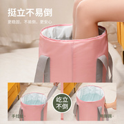 泡脚桶洗脚袋便携式旅行过折叠保温小腿水盆，水桶可折叠家用泡脚袋