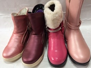 斯乃纳女童冬季棉鞋低帮中帮棉靴雪地靴防水保暖加绒样品鞋