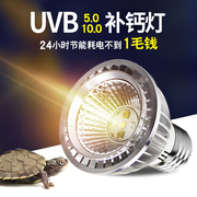 乌龟晒背灯UVA+UVB全光谱led太阳灯爬虫照背灯龟缸灯补钙爬宠灯泡