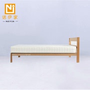纯实木橡木床环保1.8米1.5米现代简约卧室家具北欧日式双人床