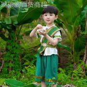 2023夏季中国风男童套装汉服儿童童装民族中式服饰表演服