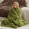 奢华加厚加大羊绒毛毯床单盖毯空调毯午睡毯子双层披肩毯冬床垫毯