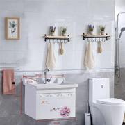 PVC浴室柜组合小户型卫浴柜卫生间洗脸洗手台盆柜洗漱台60公分主