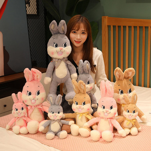 可爱八哥兔公仔龅牙兔毛绒玩具玩偶抓机娃娃儿童睡觉抱枕女生礼物
