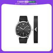 日本直邮阿玛尼手表，男式精致时尚表，日期显示机芯黑色ar8006