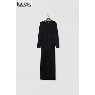 同款GOGIRL 2021秋设计感礼服式连衣裙女GRN3L01