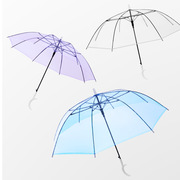 透明雨伞成人儿童两用网红加大厚手绘DIY定制跳舞蹈蕉纯色下