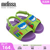 Mini Melissa梅丽莎便利鞋粘撞色小童凉鞋果冻鞋32782