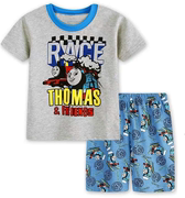 托马斯儿童短袖春秋夏季套装，t恤上衣短裤纯棉，居家外出服男童睡衣