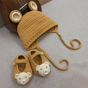 婴儿帽子diy秋冬孕妇手工，制作宝宝用品编织材料，包解闷(包解闷)无聊打发用