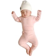 婴儿保暖衣宝宝睡衣春秋分体内穿男宝宝冬款德绒打底衣睡觉衣服女