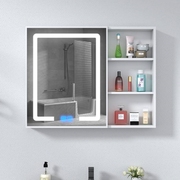 卫生间镜子带置物架一体收纳柜，浴室漱洗手盆上面的小户型脸的壁挂