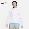 nike耐克女装白色，外套2024运动服休闲拼接薄款夹克dm6180-100