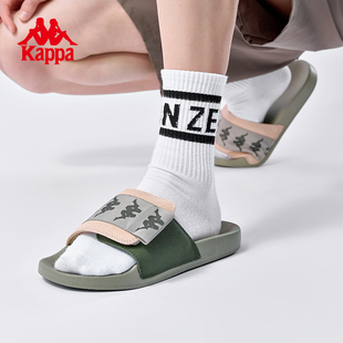 kappa男鞋凉鞋2024夏季休闲沙滩鞋子女，情侣同款潮流时尚拖鞋