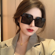 欧美超大框偏光墨镜韩版潮时尚网红女方形显瘦大脸眼镜街拍太阳镜