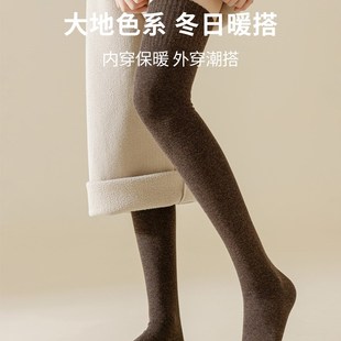 过膝袜女秋冬纯棉保暖显瘦黑色长袜过膝盖护膝腿套月子冬季长筒袜