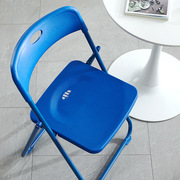 新疆简易折叠椅子家用办公会议靠背椅舒适户外夜市阳台成人椅