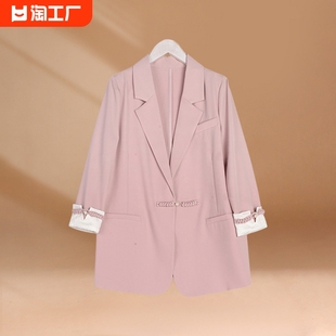 薄款西装外套女春夏季2024设计感新中式国风时尚气质减龄西服